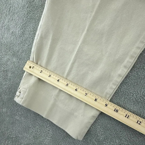 Talbots Womens Size 16 Beige Cotton Blend Pants 4189 - Picture 8 of 10
